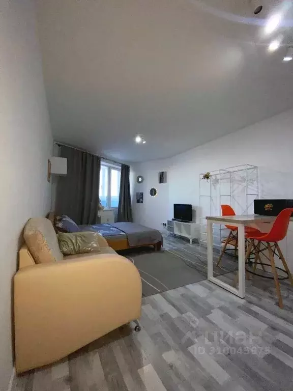 Студия Пермский край, Пермь ул. Вильямса, 51А (28.0 м) - Фото 2