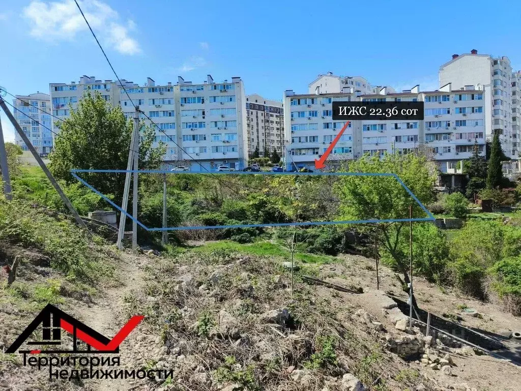 Участок в Севастополь ул. Ручьевая, 53 (22.3 сот.) - Фото 2