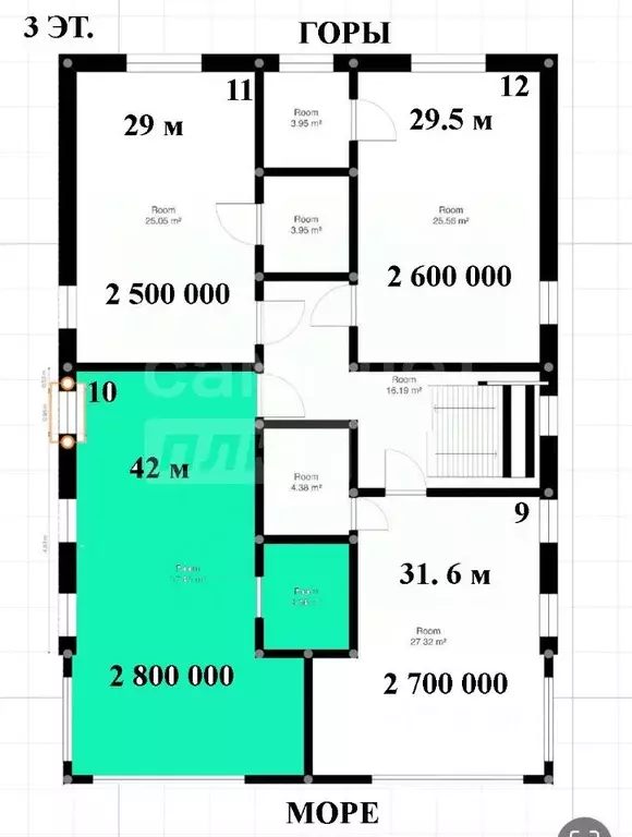 Студия Крым, Ялта муниципальный округ, Парковое пгт ул. Клубная, 2 ... - Фото 2