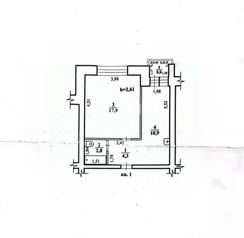 1-к кв. Забайкальский край, Чита пер. Шестиперова, 24 (36.7 м) - Фото 2