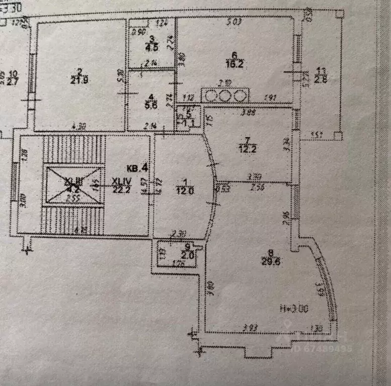 2-к кв. Краснодарский край, Анапа ул. Шевченко, 73Б (87.0 м) - Фото 2