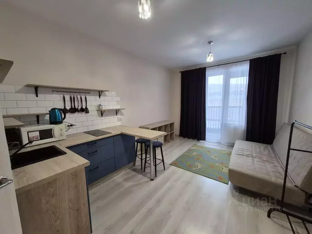 Студия Санкт-Петербург Уральская ул., 21 (23.5 м) - Фото 1