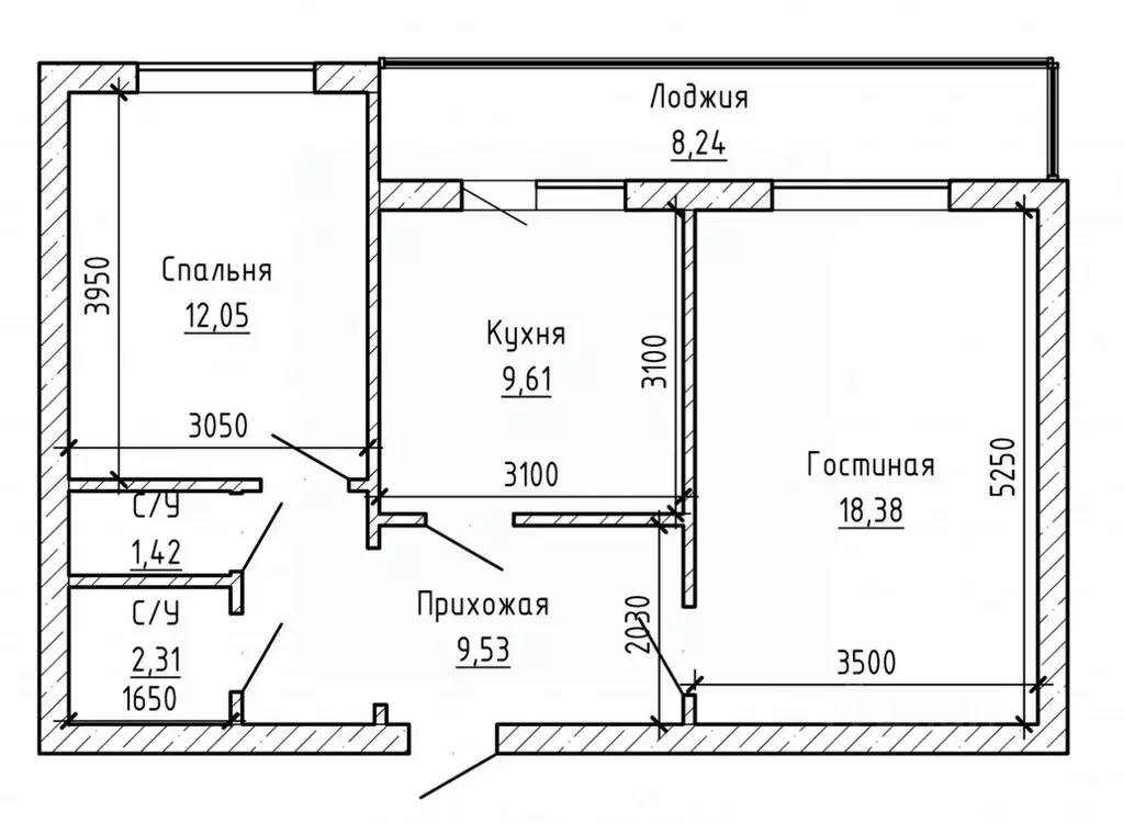 2-к кв. Кабардино-Балкария, Нальчик Московская ул. (53.1 м) - Фото 2