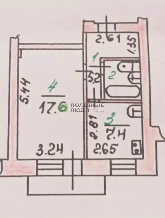 1-к кв. Орловская область, Орел Ливенская ул., 21 (33.2 м) - Фото 2