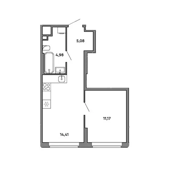 Продаётся 1-к квартира, 35.64 м - Фото 0