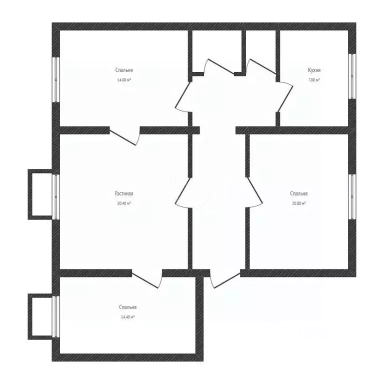 4-к кв. Башкортостан, Салават Первомайская ул., 4 (95.8 м) - Фото 1