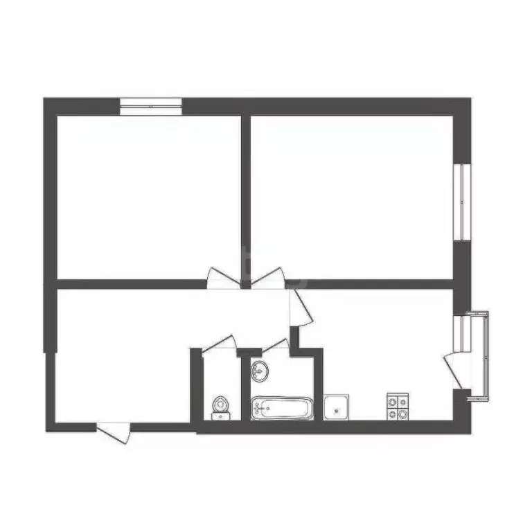 2-к кв. Тульская область, Тула ул. Токарева, 89 (78.6 м) - Фото 2