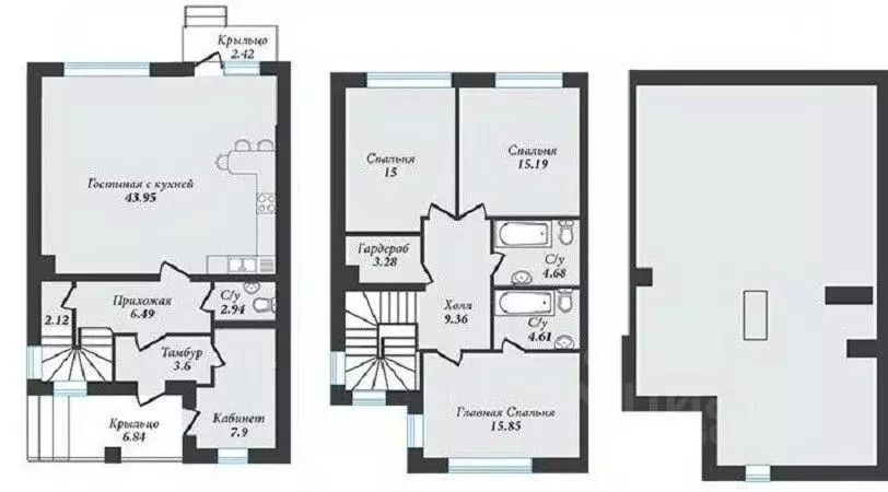 Таунхаус в Санкт-Петербург, Санкт-Петербург, Пушкин ул. Учхозная, 12 ... - Фото 2