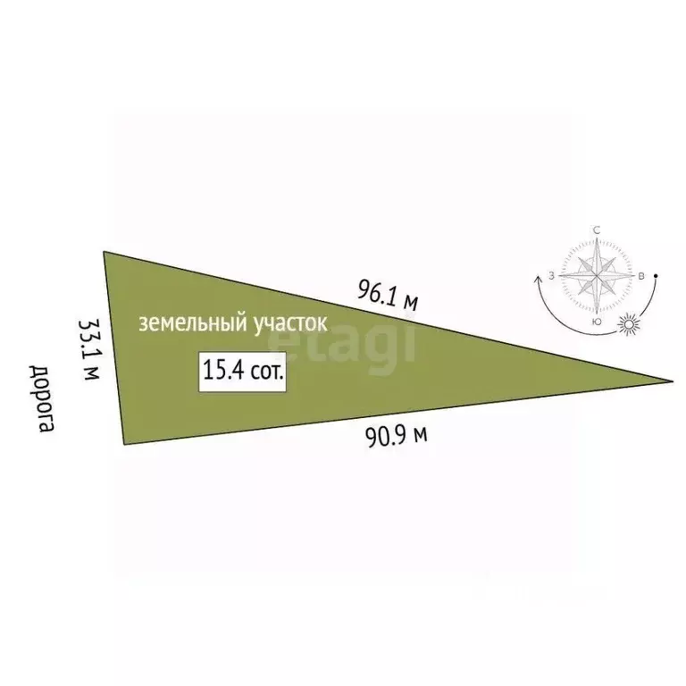 Участок в Тюменская область, Тюменский муниципальный округ, д. Елань  ... - Фото 2