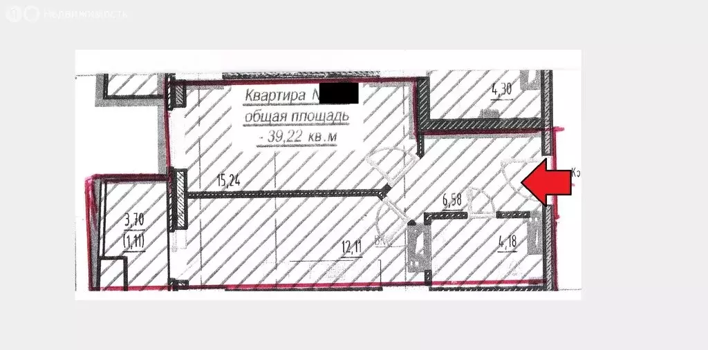 1-комнатная квартира: Ростов-на-Дону, улица Ларина, 45с2 (39.2 м) - Фото 0