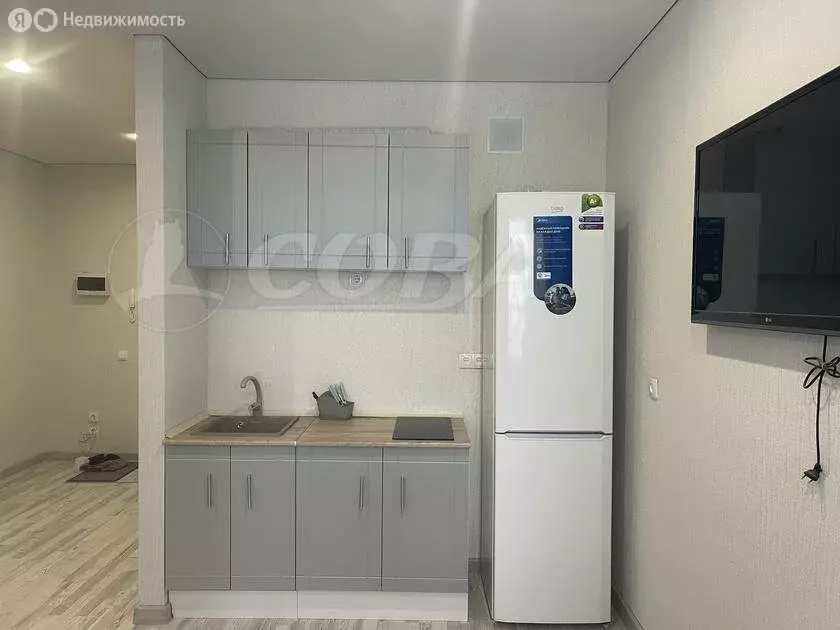 Квартира-студия: деревня Патрушева, улица Александра Пушкина, 10 (24 ... - Фото 2