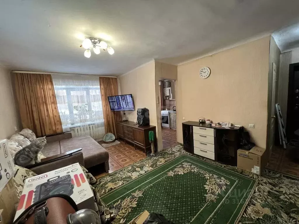 1-к кв. Кемеровская область, Новокузнецк ул. Ермака, 2 (30.4 м) - Фото 0