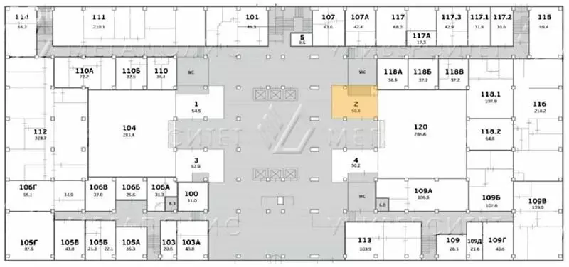 Офис (51 м) - Фото 1