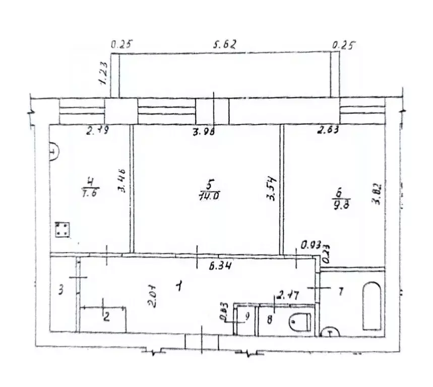 2-к кв. Кировская область, Кирово-Чепецкий район, с. Кстинино ... - Фото 2