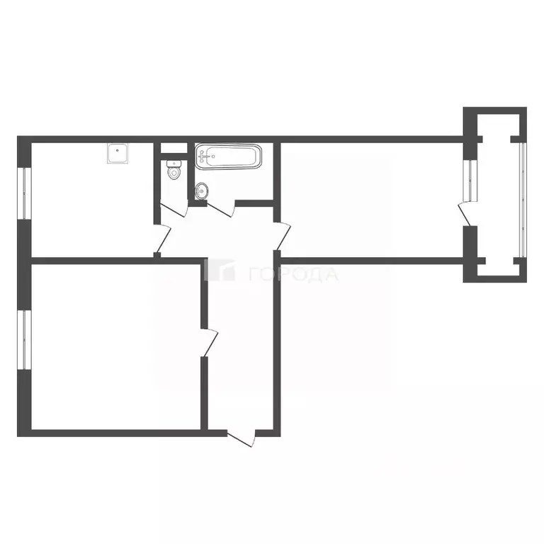 2-к кв. Кемеровская область, Новокузнецк Новобайдаевский мкр, ул. ... - Фото 2