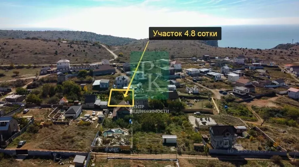 Участок в Севастополь Технолог садовое товарищество, ул. Мраморная ... - Фото 0