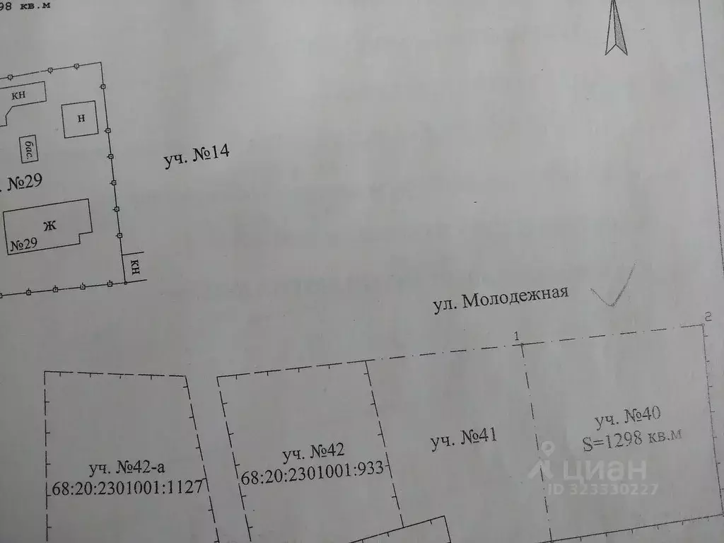 Участок в Тамбовская область, Тамбовский муниципальный округ, с. ... - Фото 1