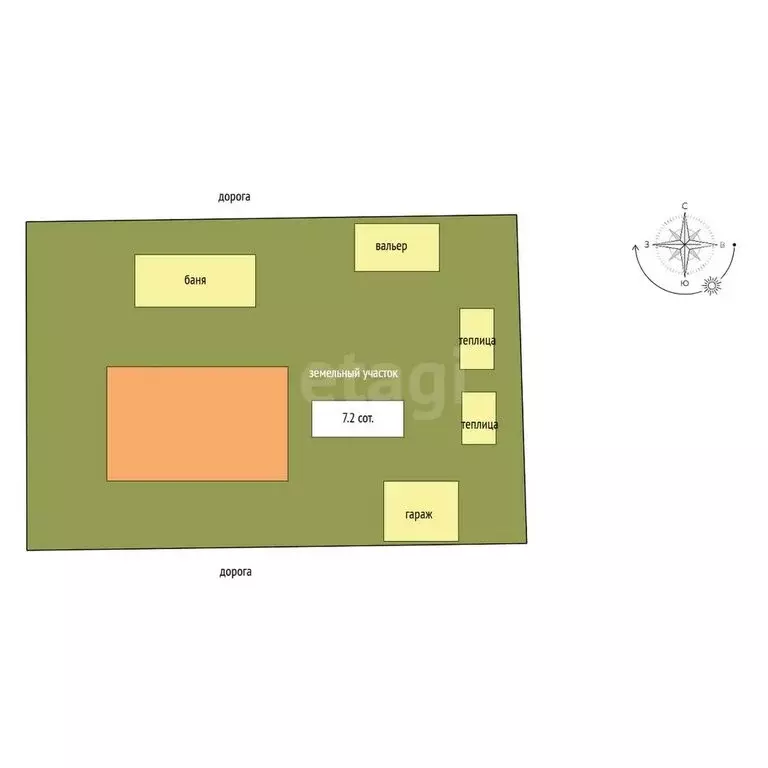 Дом в село Хомутинино, Садовая улица (79.3 м) - Фото 2