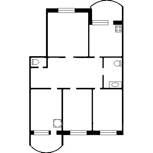 4-к кв. Татарстан, Казань ул. Рихарда Зорге, 30А (130.0 м) - Фото 1