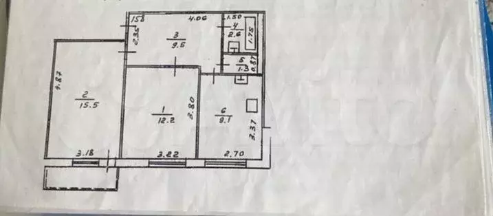 2-к. квартира, 50,2 м, 4/9 эт. - Фото 0