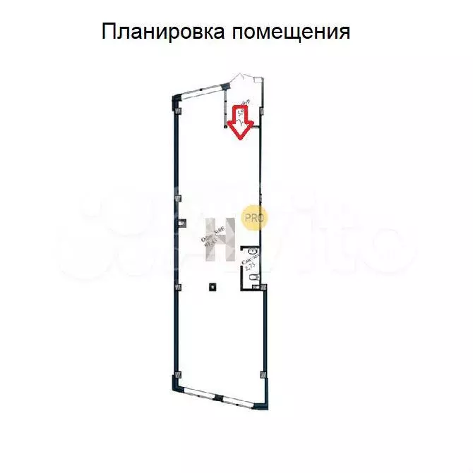 Продам помещение свободного назначения, 97.5 м - Фото 0