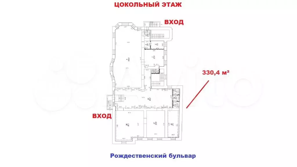 330,4 м, ПСН, трафик - Фото 0