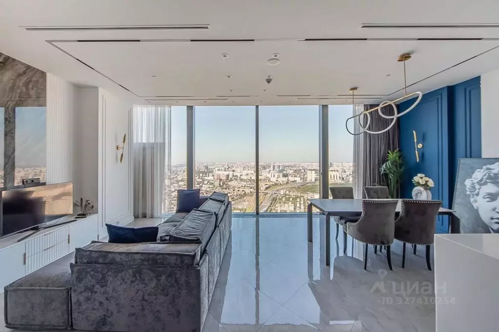 2-к кв. Москва 1-й Красногвардейский проезд, 22с2 (90.0 м) - Фото 1