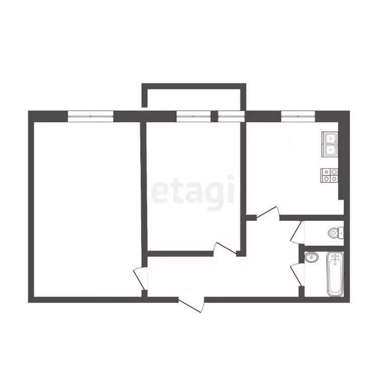 3-к кв. Пермский край, Пермь Уинская ул., 4А (66.6 м) - Фото 1