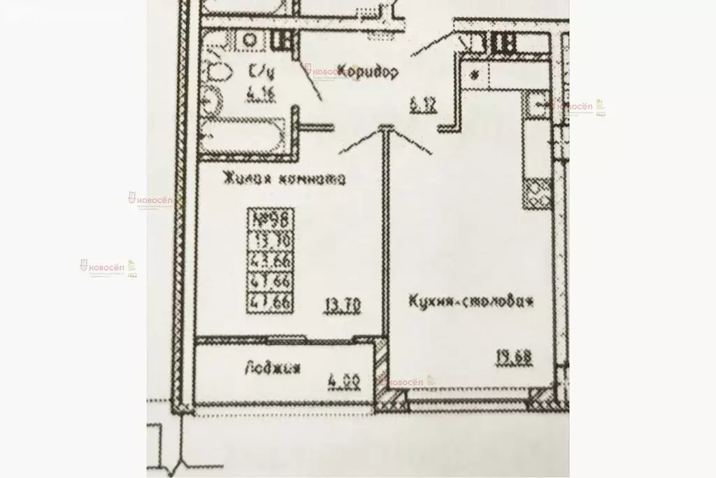 1-комнатная квартира: Екатеринбург, улица Мира, 47к3 (48 м) - Фото 0