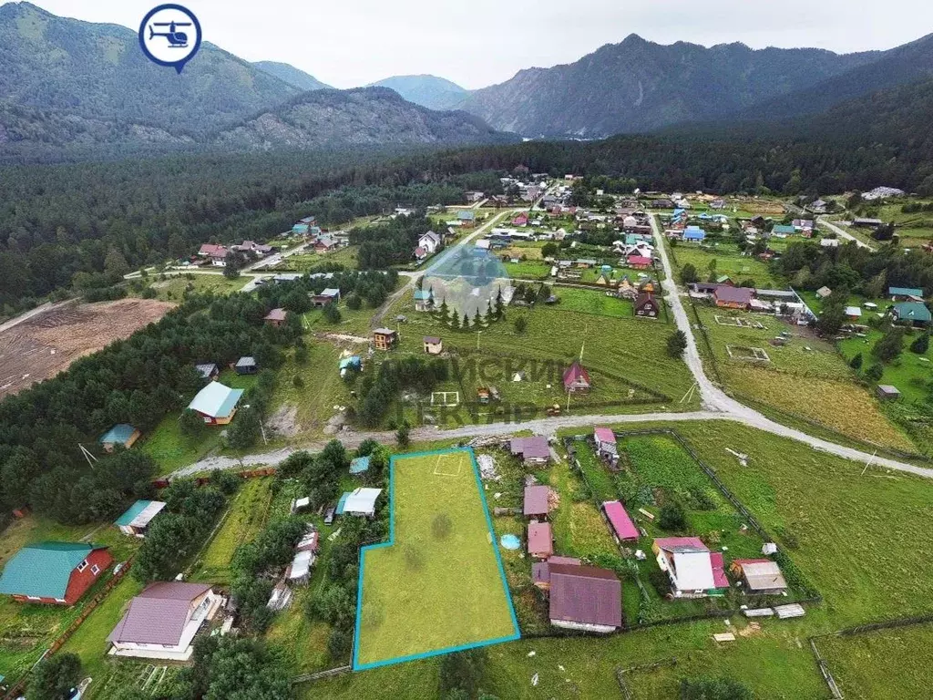 Участок в Алтай, Чемальский район, пос. Усть-Сема пер. Апонькина ... - Фото 1