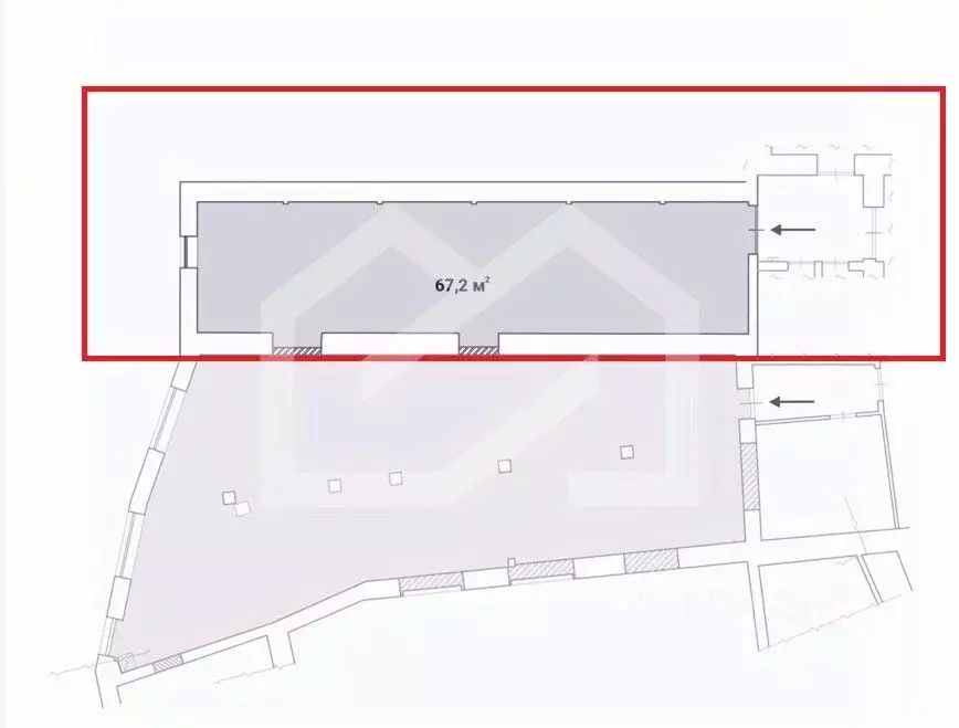 Помещение свободного назначения в Москва Звенигородское ш., 18/20к3 ... - Фото 2
