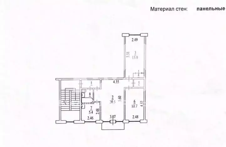 3-к кв. Новосибирская область, Новосибирск Академгородок мкр, ул. ... - Фото 1