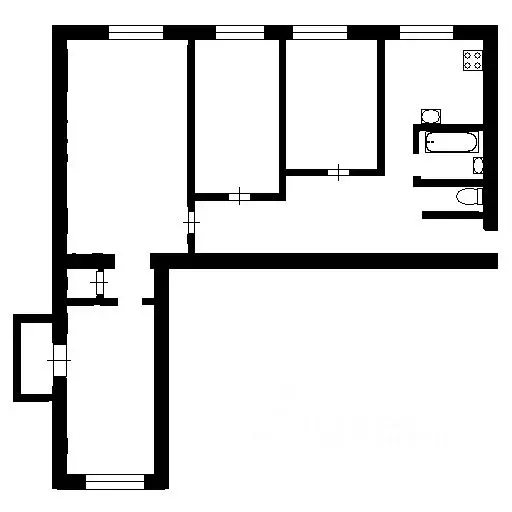 4-к кв. санкт-петербург хасанская ул, 24 (74.0 м) - Фото 1