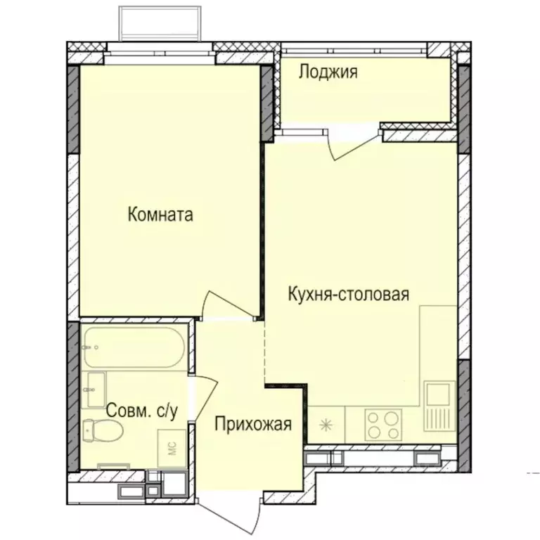 1-к кв. Удмуртия, Ижевск Автопроизводство жилрайон, Норвежский Лес ... - Фото 1