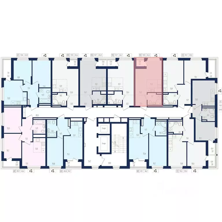 1-к кв. Башкортостан, Уфа ул. Евгения Столярова, 13 (25.3 м) - Фото 2