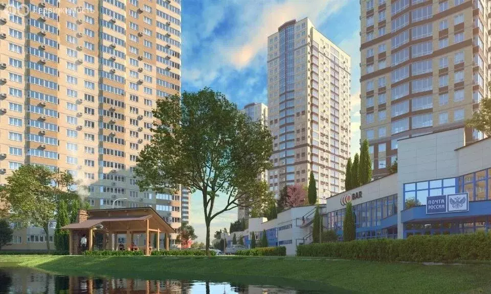 Квартира-студия: Краснодар, Бородинская улица, 166 (30 м) - Фото 1