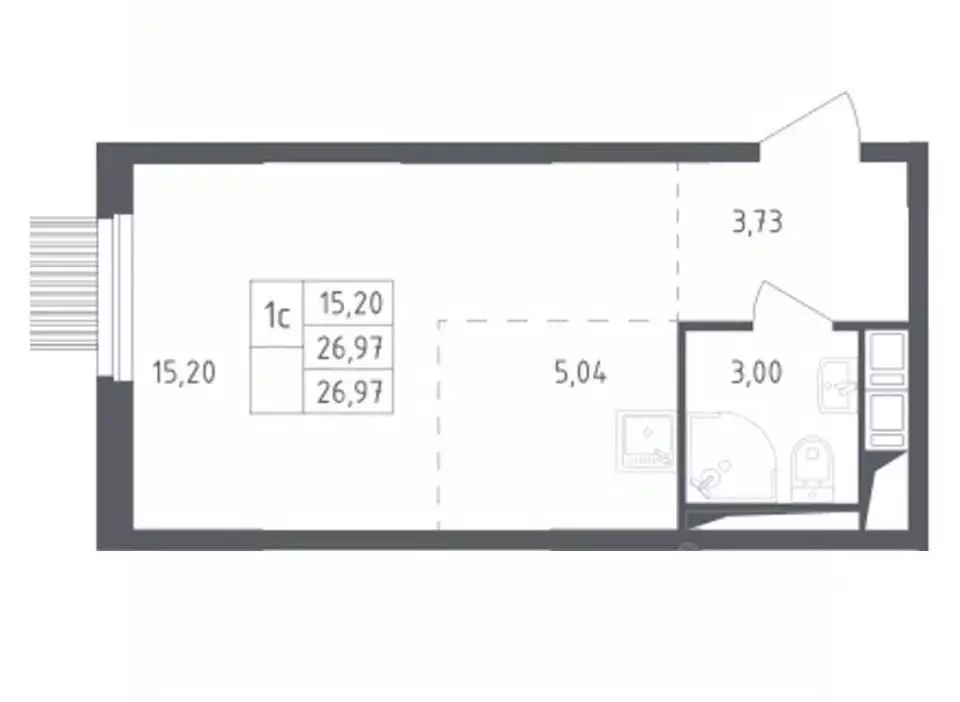 Студия Московская область, Мытищи ул. Стрельбище Динамо, 10 (24.0 м) - Фото 2