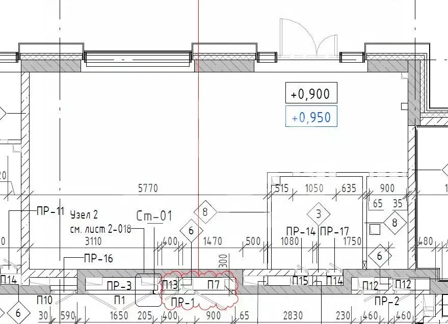 Торговая площадь в Москва Вейв жилой комплекс, 2 (43 м) - Фото 2