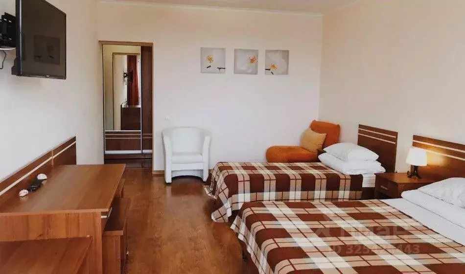 Комната Крым, Сакский район, Новофедоровка пгт ул. Приморская (35.0 м) - Фото 1