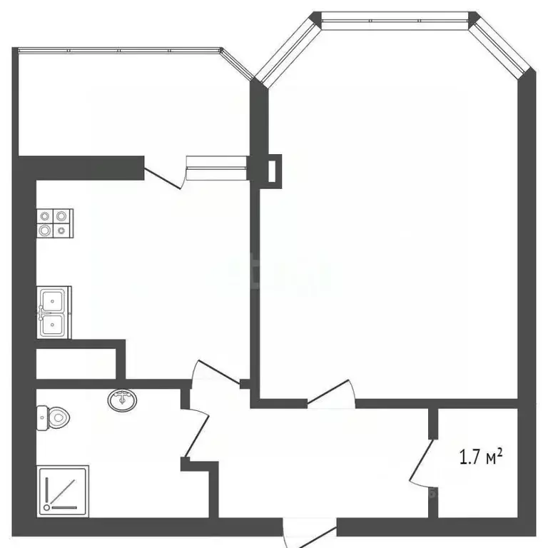 1-к кв. Севастополь ул. Тараса Шевченко, 24 (34.0 м) - Фото 2
