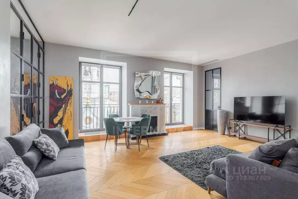 3-к кв. Москва Спасопесковский пер., 3/1С1 (93.0 м) - Фото 1