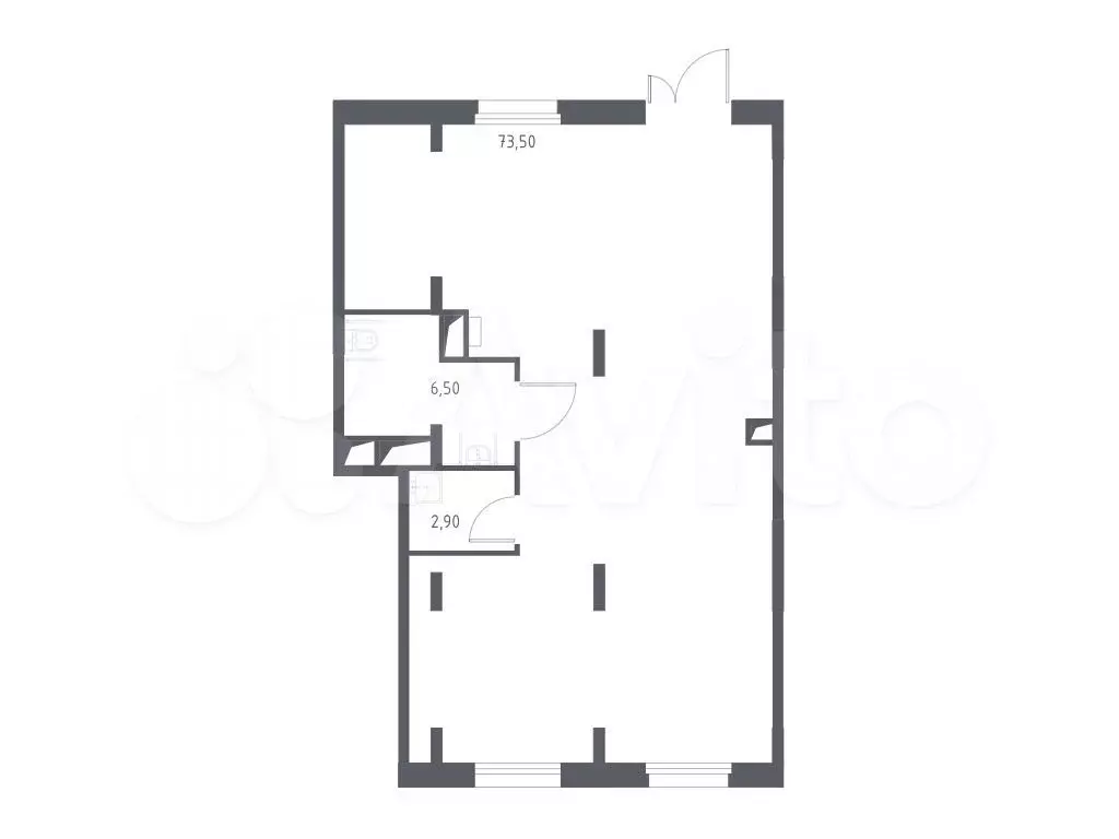 Продам помещение свободного назначения, 81.6 м - Фото 0