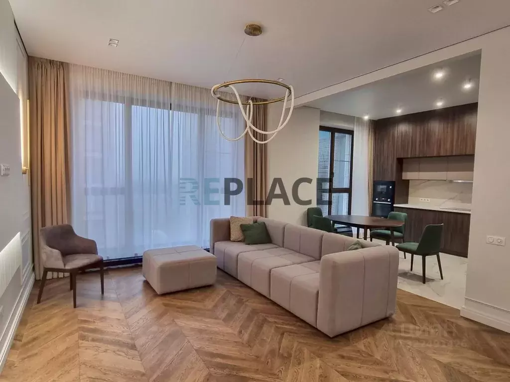 3-к кв. Москва ул. Сергея Макеева, 9к4 (90.1 м) - Фото 1