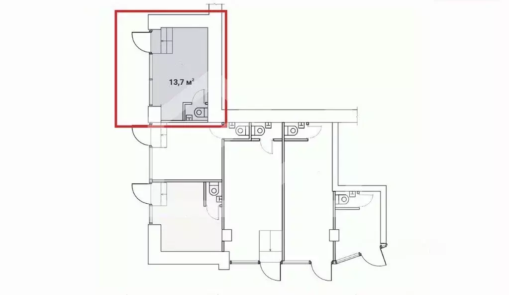Помещение свободного назначения в Москва просп. Мира, 97 (13 м) - Фото 2