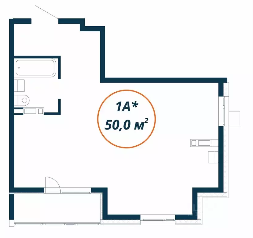 Студия Приморский край, Находка  (50.0 м) - Фото 1