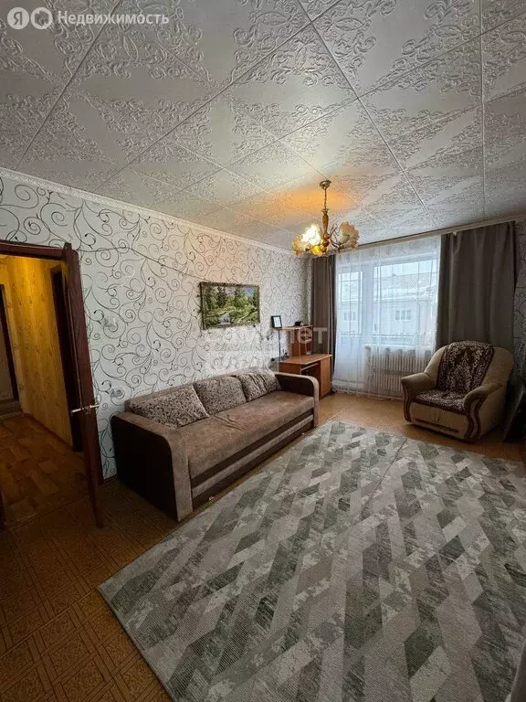 2-комнатная квартира: Октябрьский, 34-й микрорайон, 12 (50.8 м) - Фото 1