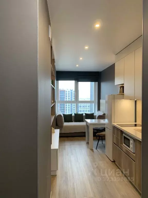 Студия Санкт-Петербург ул. Вадима Шефнера, 4 (27.7 м) - Фото 2