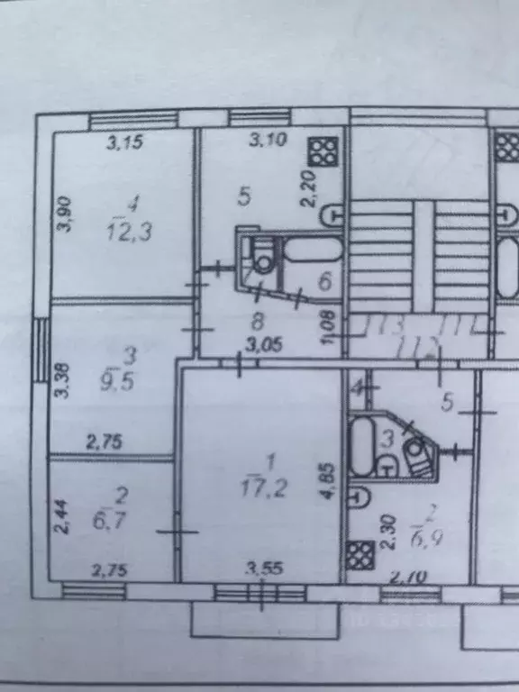 4-к кв. Коми, Сыктывкар ул. Димитрова, 46 (60.5 м) - Фото 2