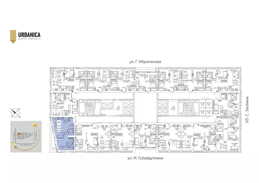 2-к кв. Башкортостан, Уфа ул. Художника Позднова, 13 (49.7 м) - Фото 2