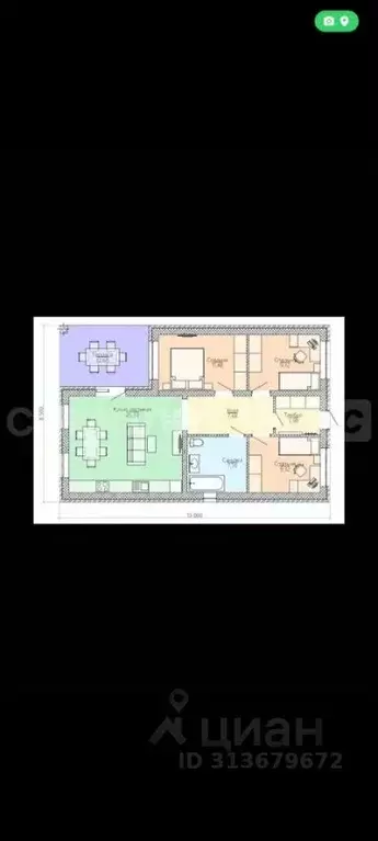 Дом в Калужская область, Калуга городской округ, д. Колюпаново  (110 ... - Фото 2